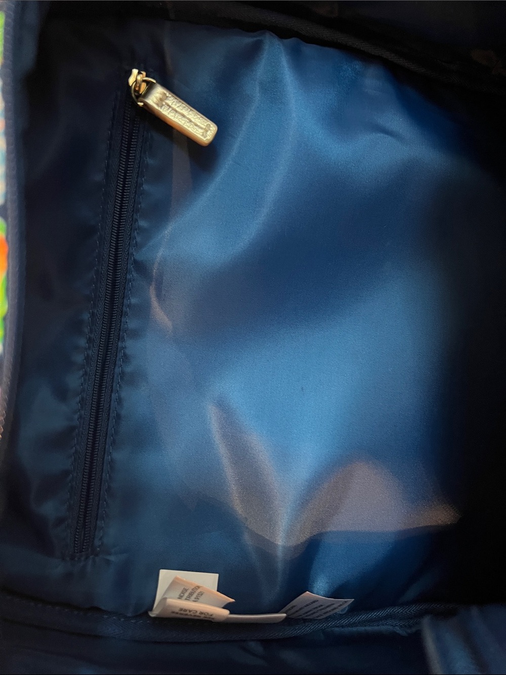 Disney x Lily Pulitzer Navy Tropical Mickey Floral Backpack - Picture 7 of 8